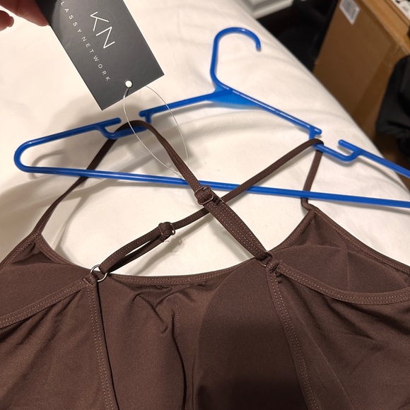 NWT. XXL Klassy BROWN BRAMISUIT - Picture 7 of 8